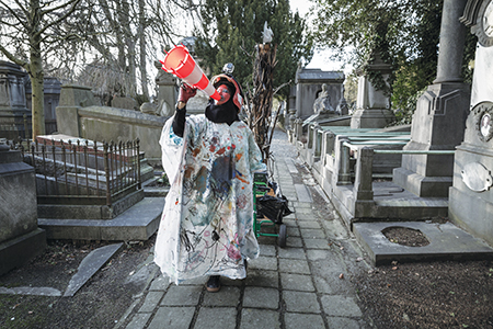 Tracey Rose, Tracings, 2015, video still from the series ‘Die Wit Man’ (The White Man)